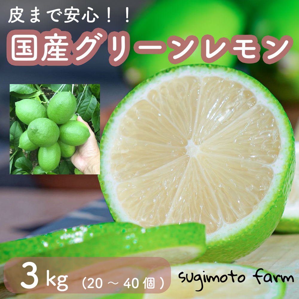 温室国産グリーンレモン