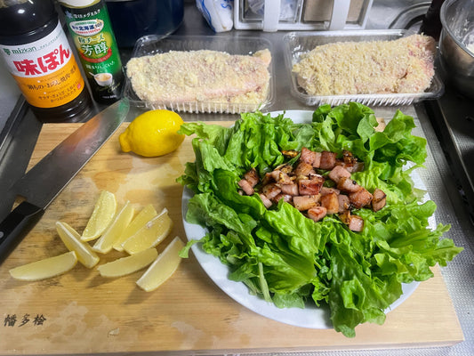 レモン農家のおススメ！！sugimotofarmの皮まで安心！！温室国産レモンを使ってサラダを作ろう！！